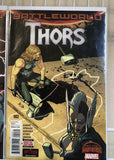 Thors #1-4 Secret Wars BattleWorld Comlete Run/Series