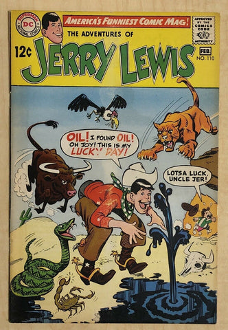 Adventures of Jerry Lewis #110 VG 4.0 DC Comics 1969