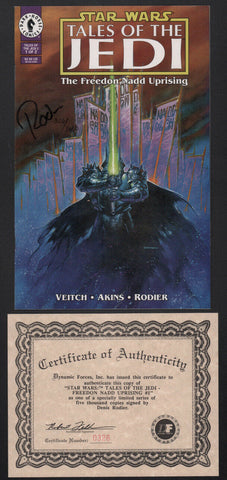 Star Wars Tales of the Jedi Freedom Nadd Uprising #1 Dynamic Forces SIGNED w/COA