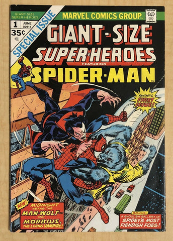 Giant Size Super-Heroes #1 VG/F 5.0 MARVEL 1974 Spider-Man MORBIUS Man-Wolf