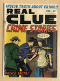 Real Clue Crime Stories Vol 7 #4 VG+ 4.5 Bernie Krigstein Art HILLMAN 1952