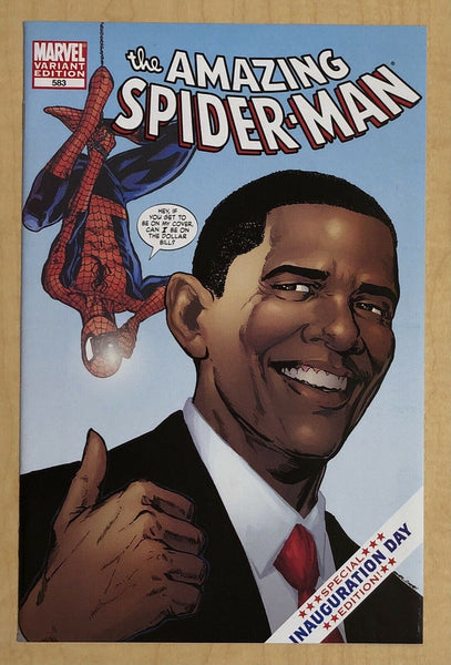 Amazing Spider-Man #583 Barack Obama Variant Cover 1st Print F/VF 7.0