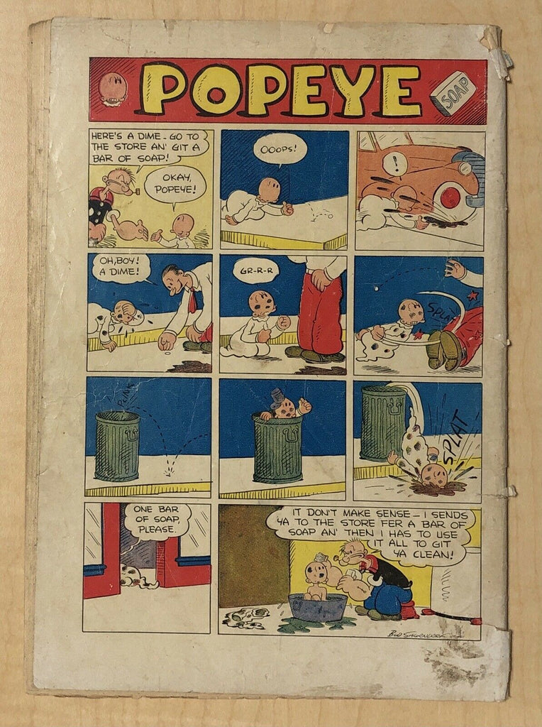 Popeye #5 Fr/G 1.5 Dell Comics 1949 Bud Sagendorf Moon Popeye #5 Fr/G 1.5 Dell Comics 1949 Bud Sagendorf Moon