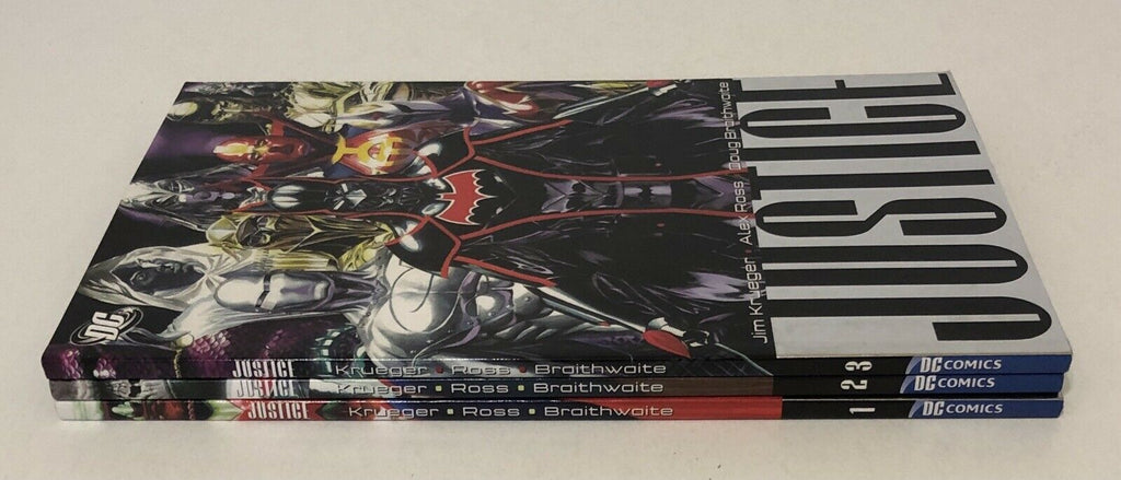 Justice 3巻セット Justice TPB Vol 1-3 Complete Set/Run Jim Krueger & Alex Ross