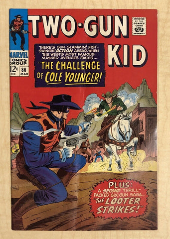 Two-Gun Kid #86 VG- 3.5 Marvel 1967 Stan Lee & Dick Ayers