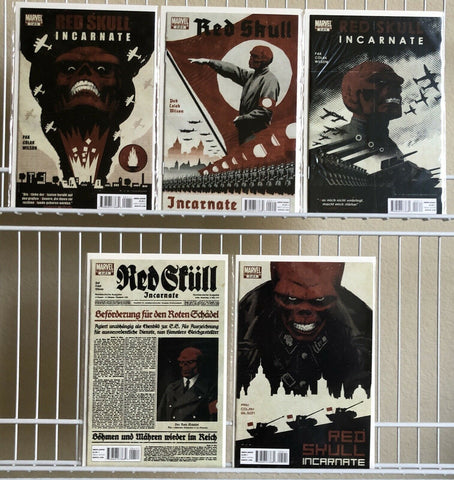 Red Skull Incarnate #1-5 MARVEL 2011 Complete Run/Series GREG PAK & MIRKO COLAK