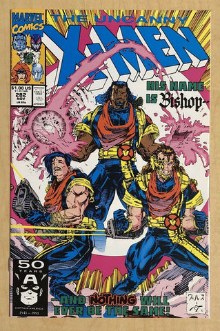 Uncanny X-Men #282 VF 8.0 1st App Bishop MARVEL 1991