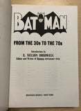 Batman From the 30's to the 70's HC with Dust Jacket Bonanza 1971
