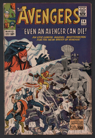 Avengers #14 VG+ 4.5