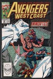 Avengers West Coast #62 F/VF 7.0 1st Time Keepers LOKI
