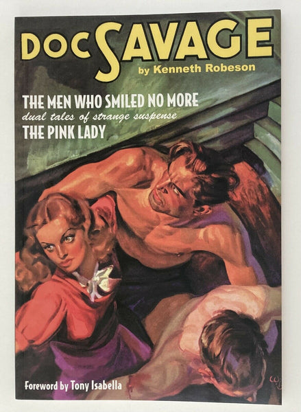 Doc Savage #42 The Men Who Smiled No More & The Pink Lady ROBESON Pulp Reprint