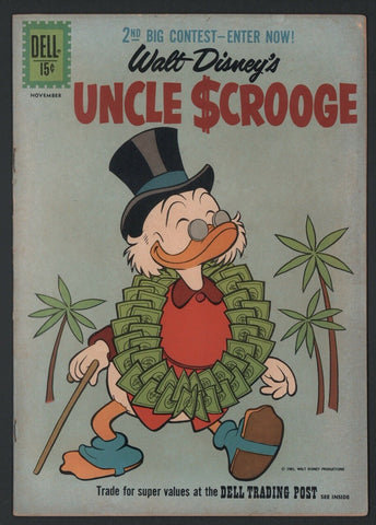 Uncle Scrooge #35 VG+ 4.5 Cream to Off White Pages