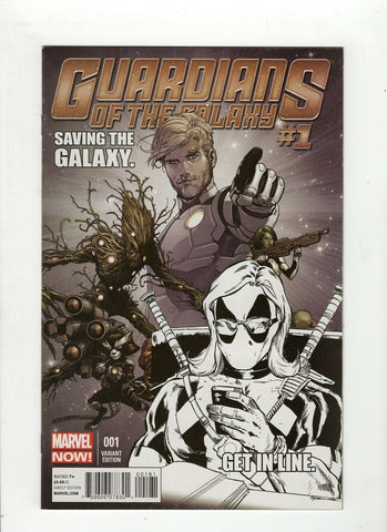 Guardians of the Galaxy #1 Deadpool Sketch Cover Variant NM- 9.2