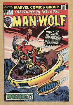 Creatures on the Loose #35 F+ 6.5 Man-Wolf MARVEL 1975