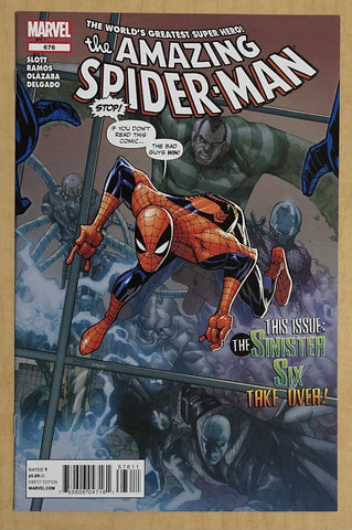 Amazing Spider-Man #676 VF/NM 9.0 MARVEL 2012