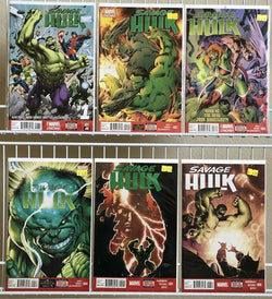 Savage Hulk #1-6 MARVEL 2014 Complete Run/Series Story & Art by Alan Davis