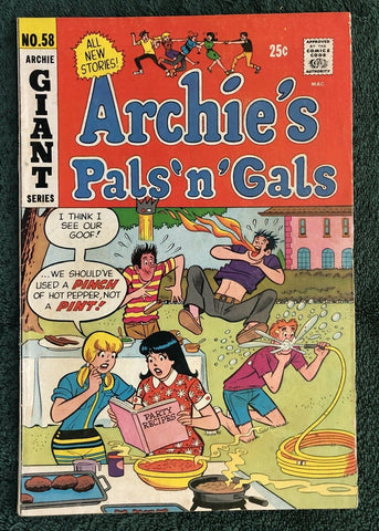 Archie Giant Series #58 Archie's Pals 'n' Gals VG 4.0