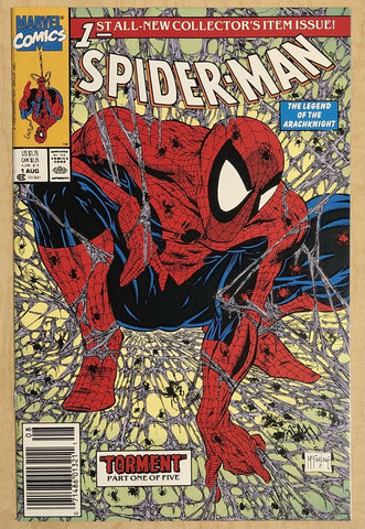 Spider-Man #1 Newstand Edition F 6.0 Marvel 1990 Todd McFarlane