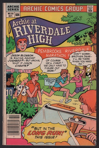 Archie at Riverdale High #99 VG+ 4.5 Cream to Off White Pages Cheryl Bloosom