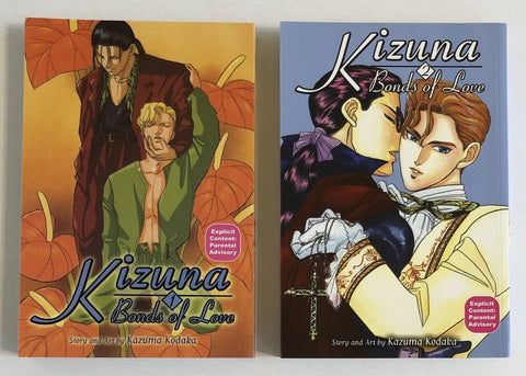 Kizuna Bonds of Love YAOI MANGA Lot Vol 1-2 TPB English Kazuma Kodaka