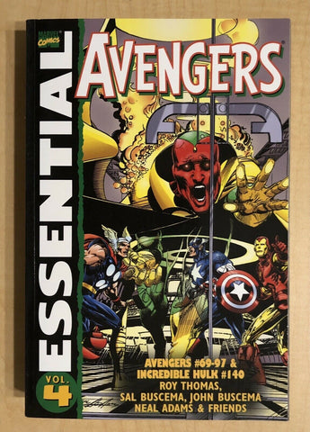 Marvel Essential Avengers Vol 4 TPB Marvel 2004 Roy Thomas & Neal Adams
