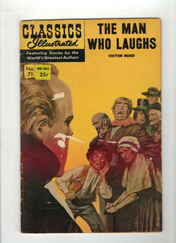 Classics Illustrated #71 The Man Who Laughs HRN 165 G 2.0 Off White Pages