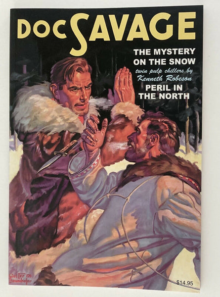 Doc Savage #37 The Mystery on the Snow & Peril in the North ROBESON Pulp Reprint