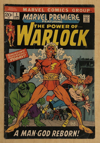 Marvel Premiere #1 G/VG 3.0 1st App Warlock MARVEL 1972
