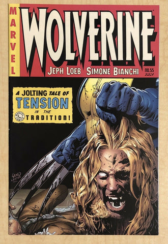 Wolverine #55 Greg Land Death of Sabretooth EC Homage Cover VF/NM 9.0
