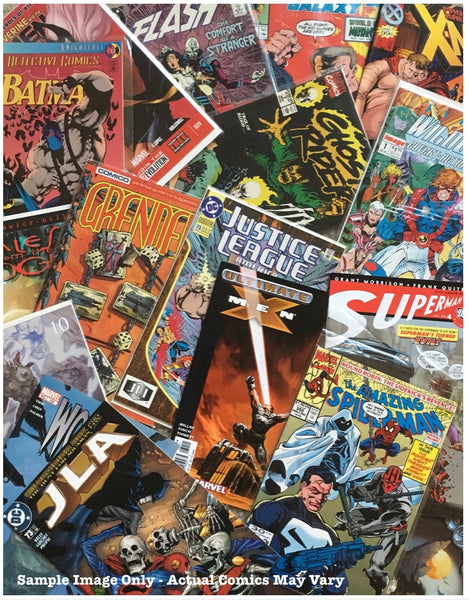50 Random Comics Grab Bag Lot DC MARVEL Superman SPIDER-MAN Batman X-MEN Independents