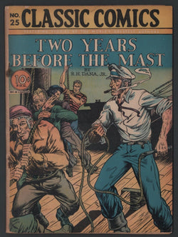 Classics Illustrated #25 Two Years Before the Mast G- 1.8 Original Edition 1945