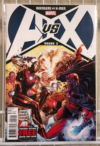 A vs X Avengers vs X-Men Round 2 1st Print NM- 9.2