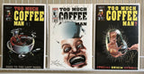 Too Much Coffee Man #1-3 1st Prints All SIGNED by Shannon Wheeler
