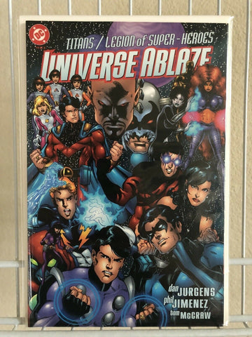 Universe Ablaze #4 VF/NM 9.0 Titans/Legion of Super-Heroes