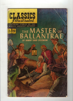 Classics Illustrated #82 The Master of Ballantrae HRN 82 VG 4.0 ORIGINAL EDITION