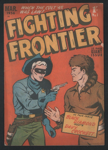 Fighting Frontier #1 UK March 1958 Comic Book VG 4.0 B&W
