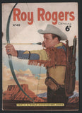 Roy Rogers #49 UK EDITION G/VG 3.0 Cream to Off White Pages