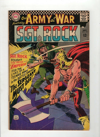 Our Army at War #171 G/VG 3.0 Cream to Off White Pages 1st Mad Emperor