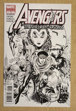 Avengers The Children's Crusade #1 3rd Print Sketch Variant F/VF 7.0