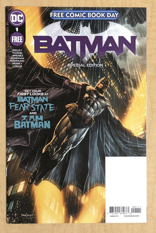 Batman Special Edition #1 Free Comic Book Day Edition NM- 9.2 Unstamped