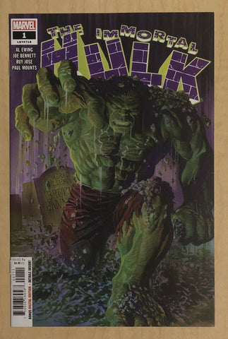 The Immortal Hulk # 1 VF/NM 9.0 Al Ewing MARVEL 2018