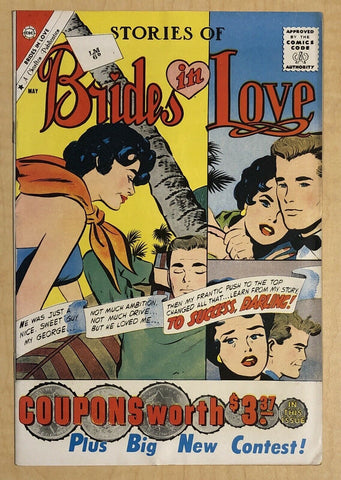 Brides in Love #24 F- 5.5 UK Edition Charlton Romance 1961