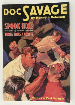 Doc Savage #43 Spook Hole & Three Times a Corpse KENNETH ROBESON Pulp Reprint