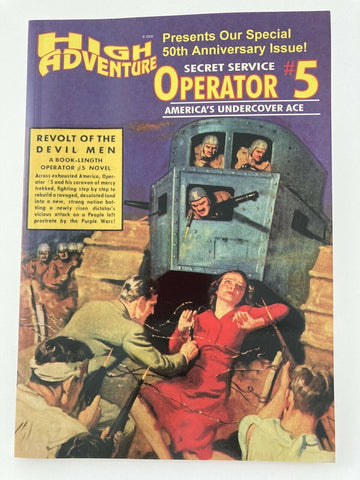 High Adventure #50 Operator #5 May 1938 Pulp Reprint