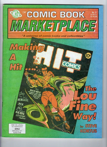 Comic Book Marketplace #9 F/VF 7.0 Lou Fine FANZINE